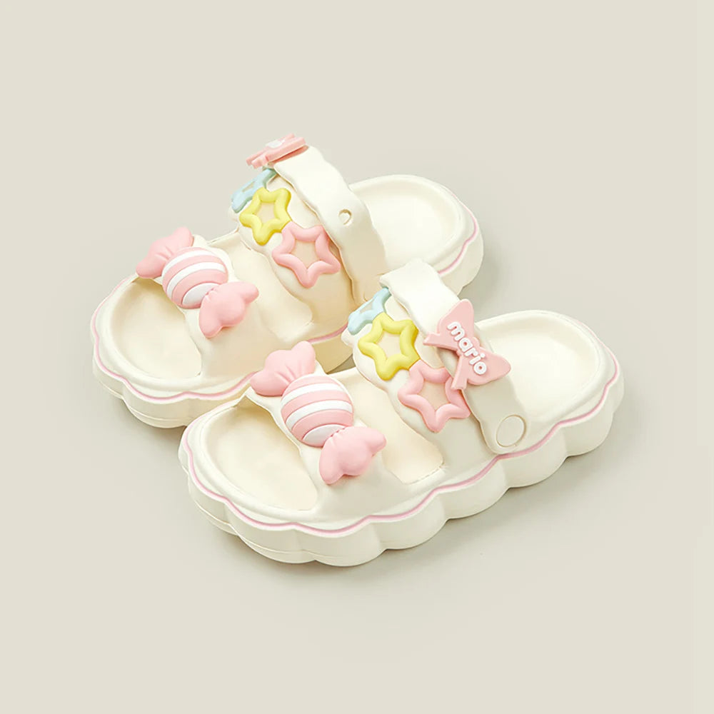 Candy Clouds Summer Slippers