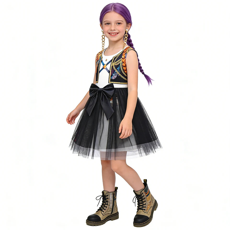 Girls’ Shadow Star K-Pop Warrior Dress