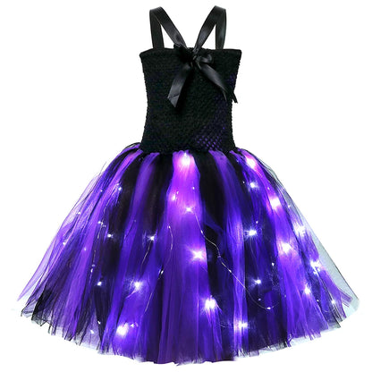 Light Up Witch Costume Dress for Girls