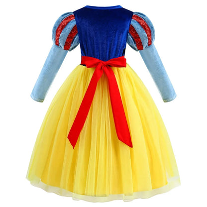 Autumn Forest Princess Dress for girls, front view – Magic Tree Kids