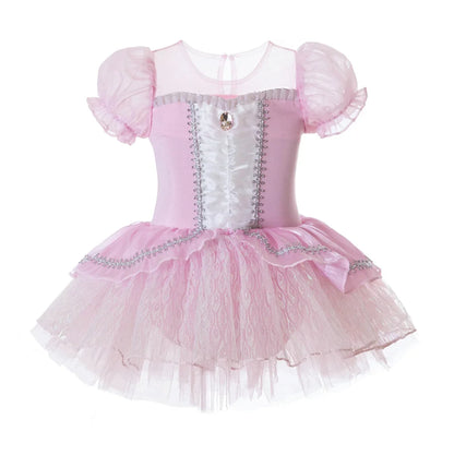 Girls' princess ballet tutu dress from Magic Tree Kids, a sparkly twirly performance dress for little dancers and party days