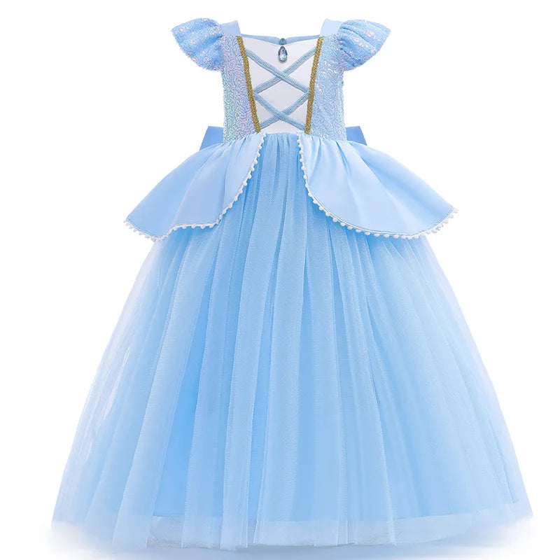 Celestial Ball Princess Costume for girls, front view – Magic Tree Kids