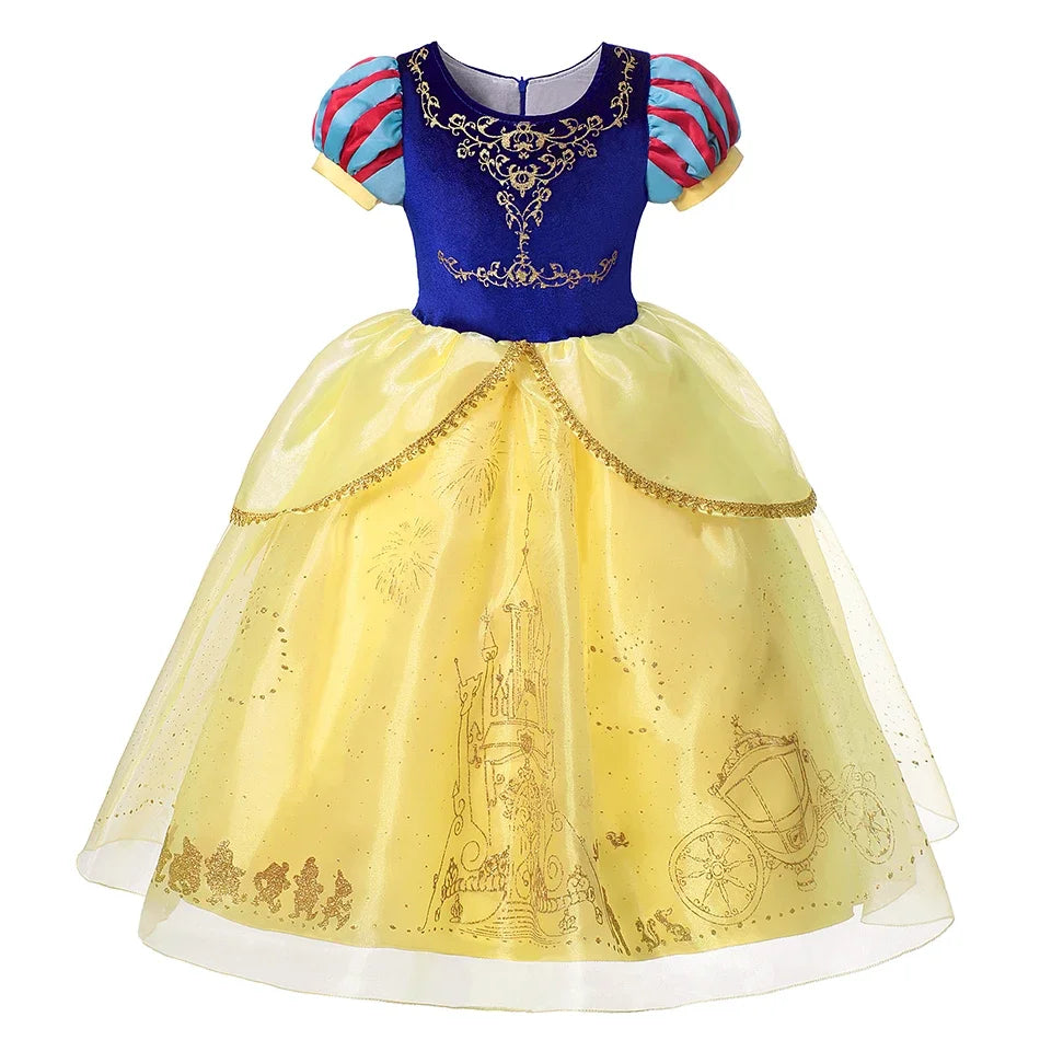 Classic Princess Costume with Accessories for girls, back view – Magic Tree Kids