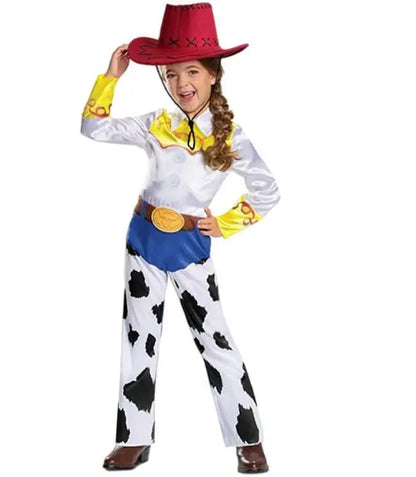 Western-themed cowgirl costume top and bottom for little girls