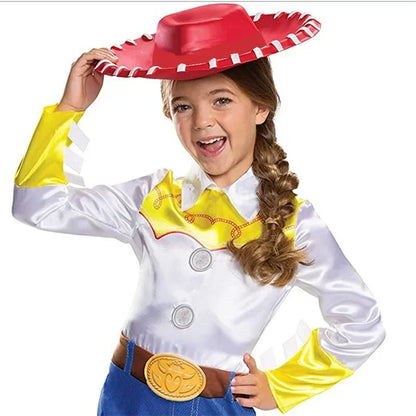 Magic Tree Kids cowgirl costume set with hat for pretend play