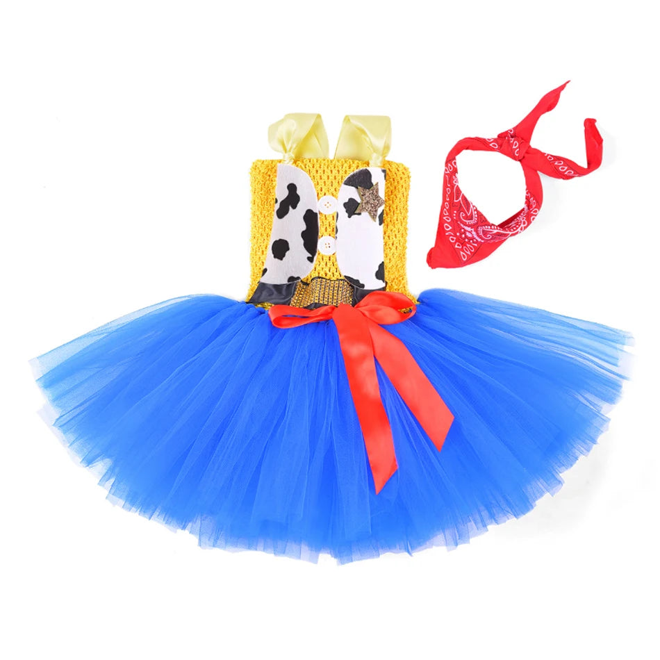 Western-themed girls' costume set with appliqué details