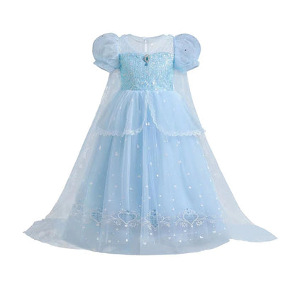Crystal Blue Princess dress for girls – Magic Tree Kids