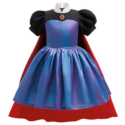 Dark queen regal princess dress-up outfit styling detail