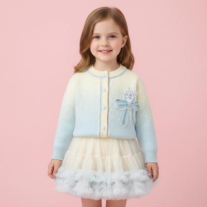 Elsa-Outfit – Rosa Hintergrund