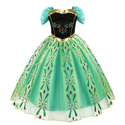 Emerald Valley Princess dress for girls, full outfit – Magic Tree Kids
