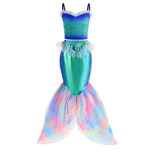Enchanted Rainbow Mermaid costume for girls – Magic Tree Kids
