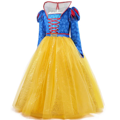 Golden Dream Princess Dress for girls, front view – Magic Tree Kids