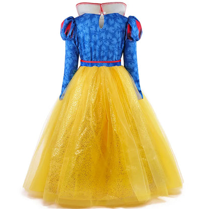 Golden Dream Princess Dress for girls, detail view – Magic Tree Kids
