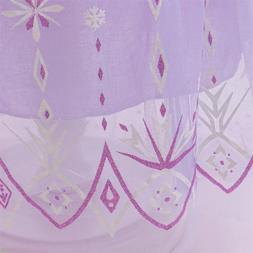 Twirl-worthy purple ice princess dress detail from Magic Tree Kids