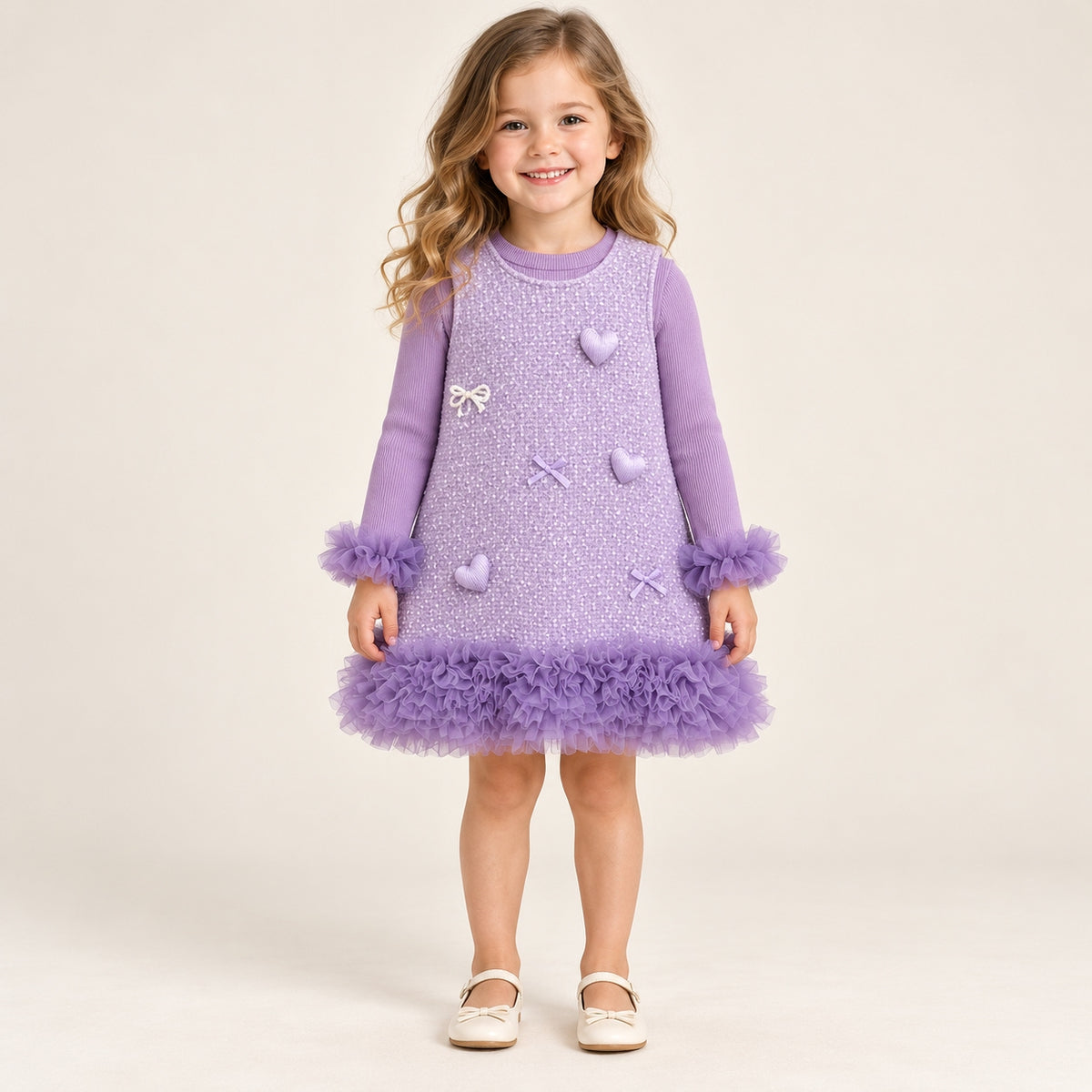 Lilac Whispers Dress – 2 Pieces