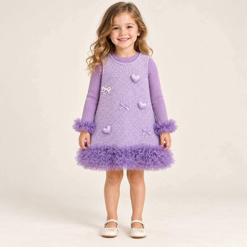 Lilac Whispers Dress – 2 Pieces