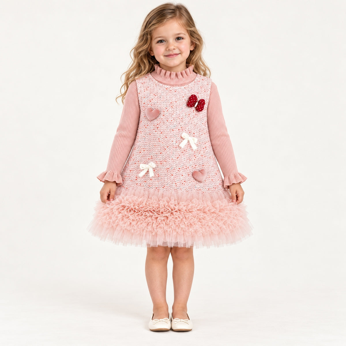 Autumn Heart Charm Dress Set