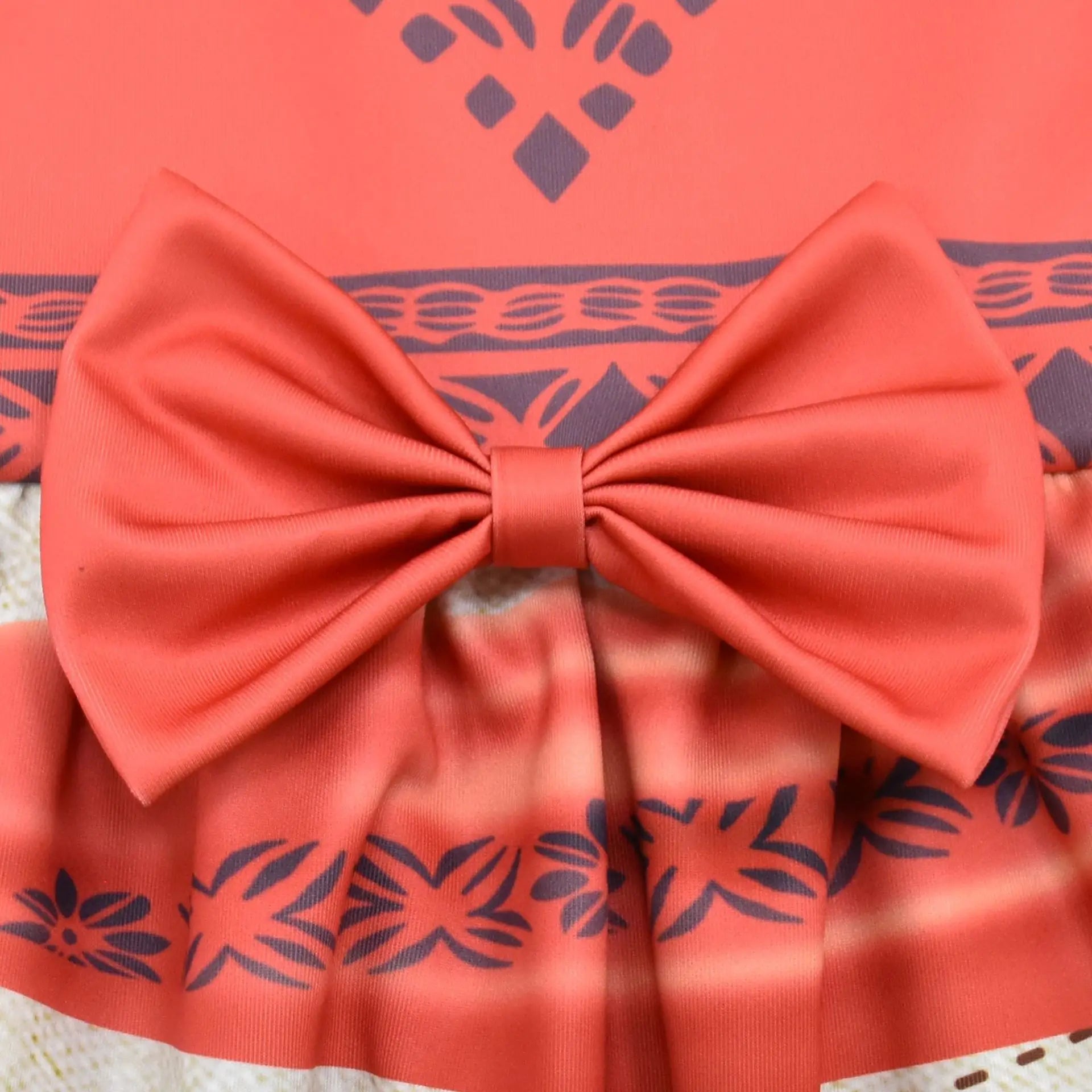 Ocean-inspired princess dress-up outfit with layered island style