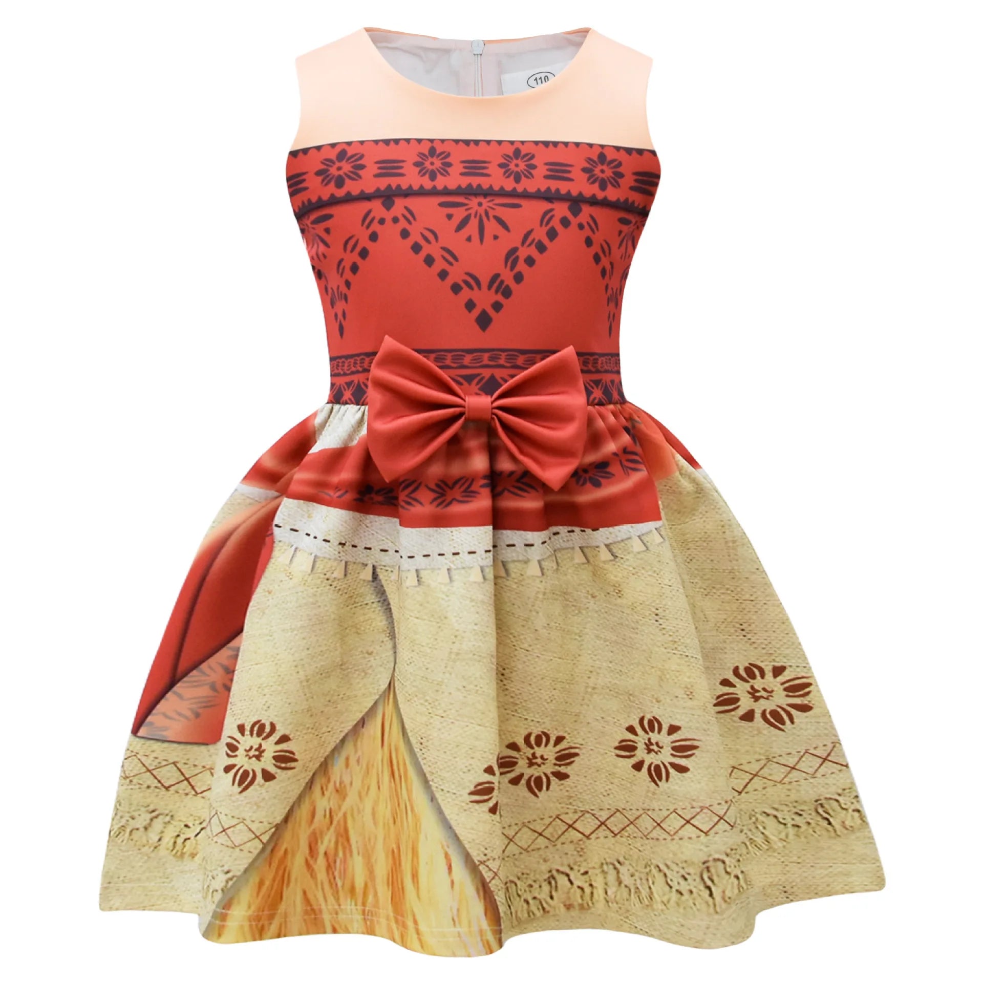 Sun-kissed island princess outfit with matching accents