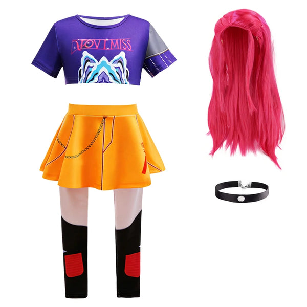Girls' K-Pop star stage 3-piece costume set by Magic Tree Kids