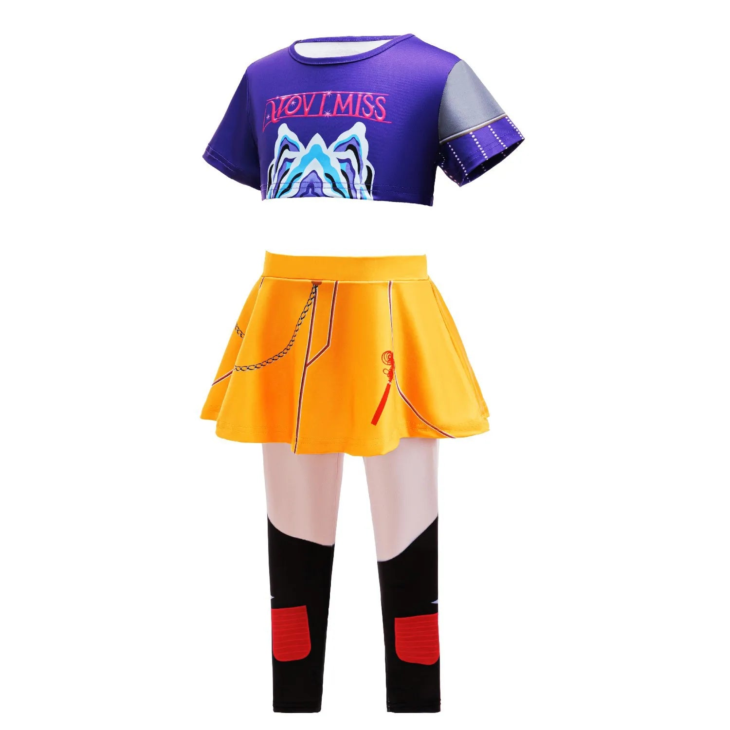 Colorful K-pop inspired dress-up set for girls