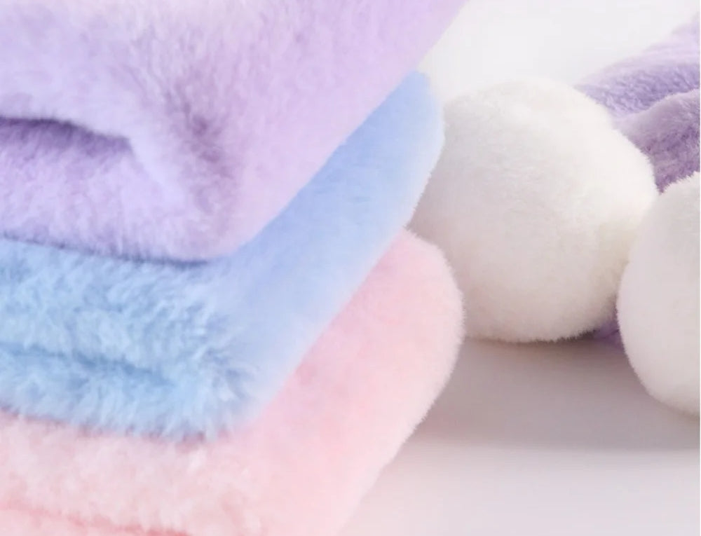 3-Piece Light Blue Winter Hat, Scarf & Gloves Set for Kids