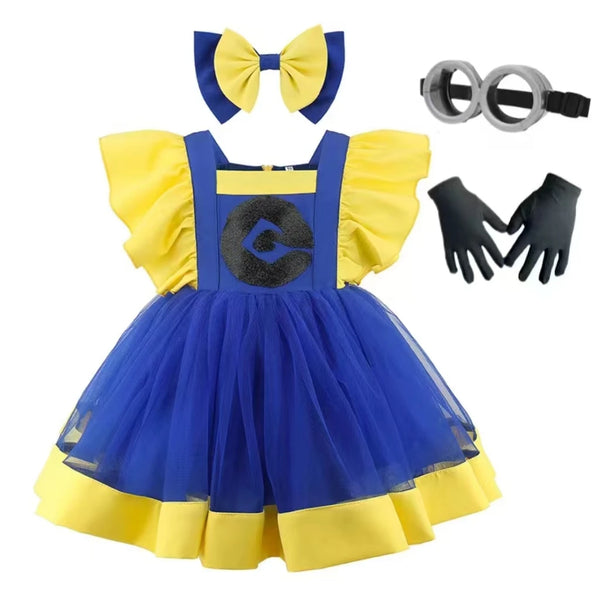 Little Giggle Bot cosplay outfit with fun accessory details by Magic Tree Kids