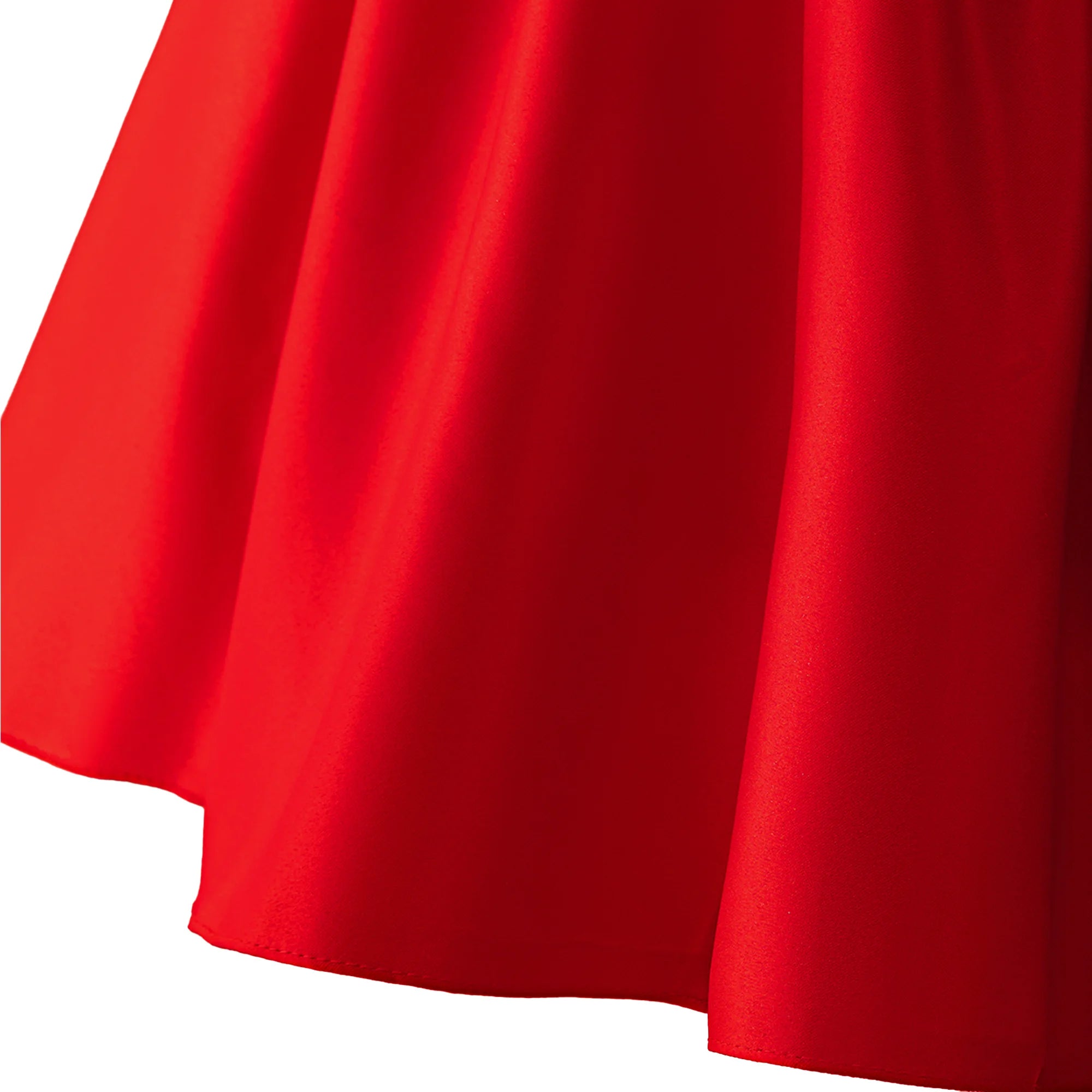 Full view of the playful puppet-inspired party costume dress for girls