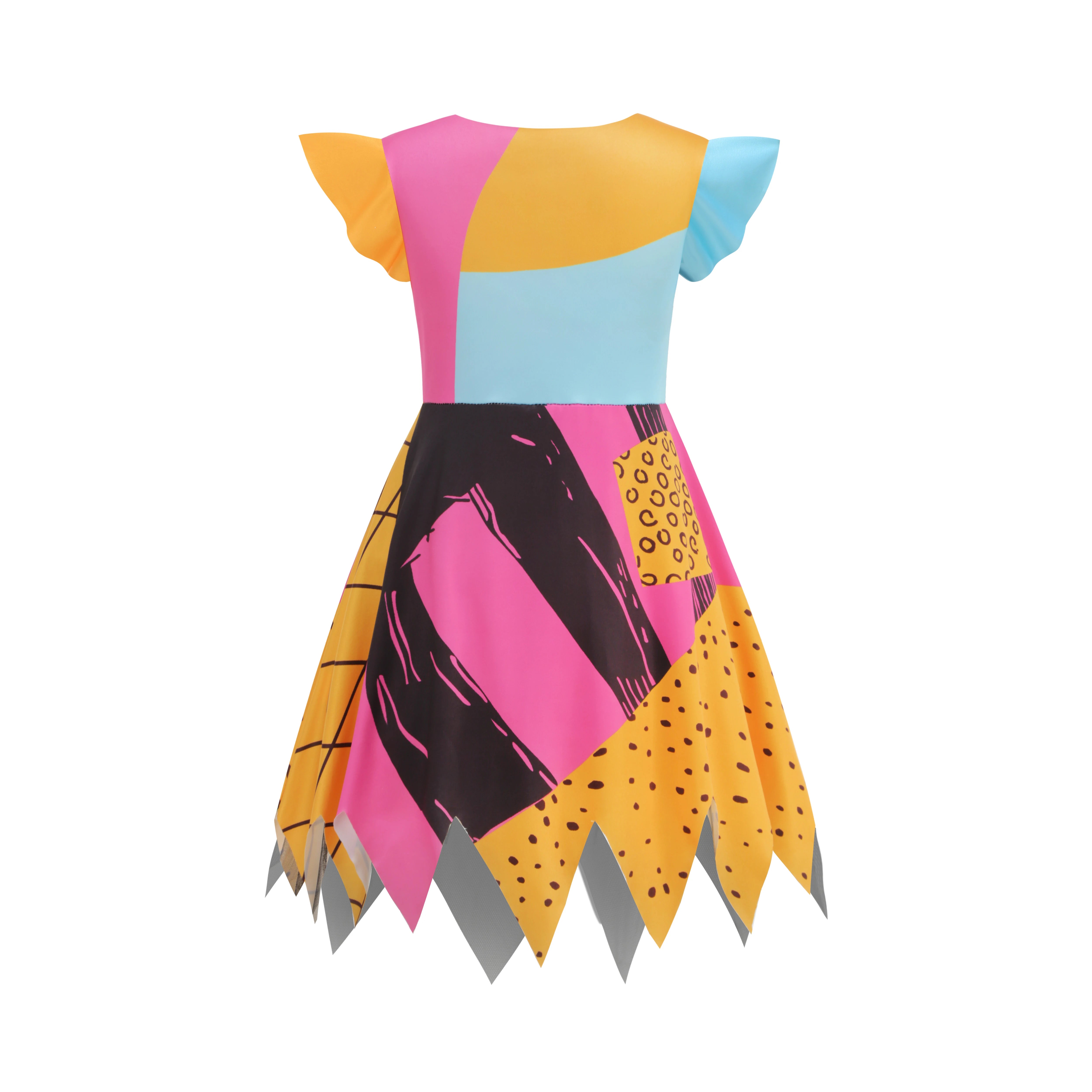 Whimsical ragdoll-style A-line Halloween dress-up costume for girls by Magic Tree Kids