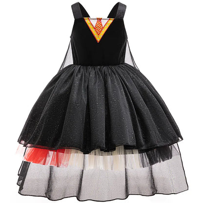 Girls' wizard school Halloween costume dress with hat by Magic Tree Kids