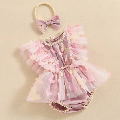 Schmetterlingsküsse Baby-Strampler-Set