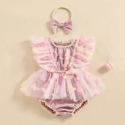 Schmetterlingsküsse Baby-Strampler-Set