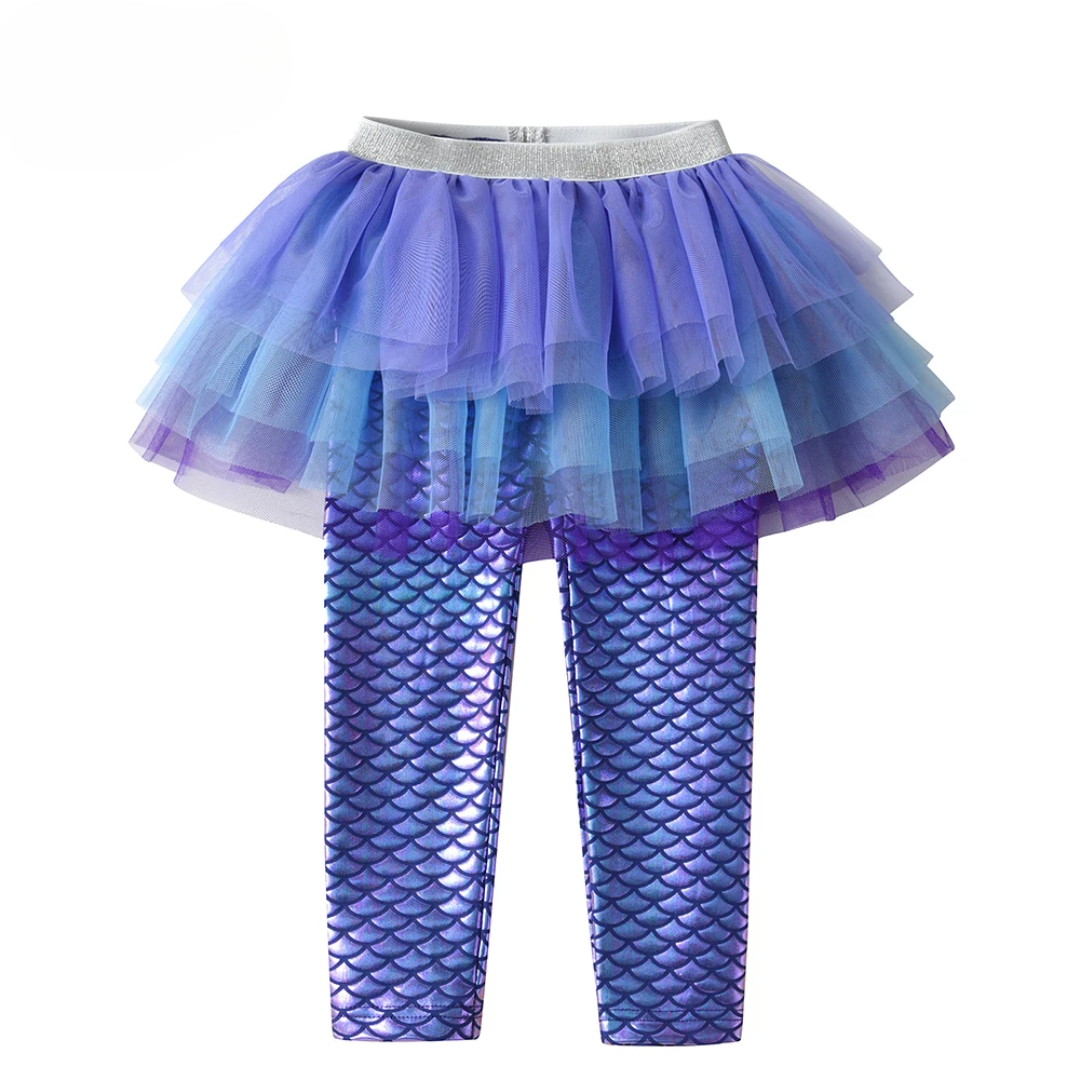 Leggings de tul de sirena holográficos