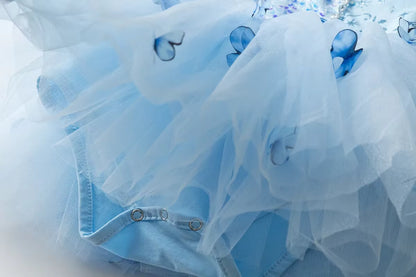 Midnight ball tutu princess dress for girls, styling detail – Magic Tree Kids