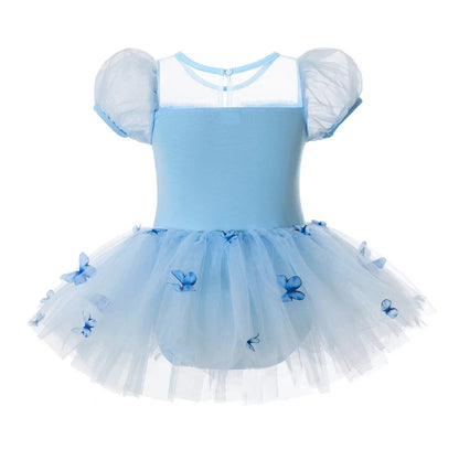 Fairytale tutu princess party dress with fitted bodice and flowing layered skirt