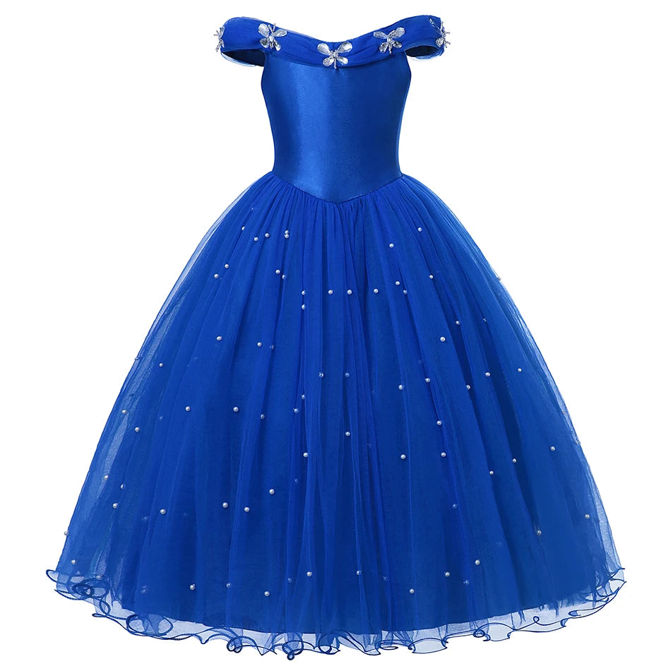 Midnight Bloom Butterfly Dress for girls, detail view – Magic Tree Kids