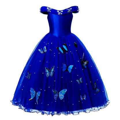 Midnight Bloom Butterfly Dress – girls' princess costume by Magic Tree Kids