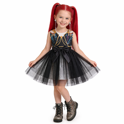 Girls’ Mira K-Pop Warriors Dark Stage Dress