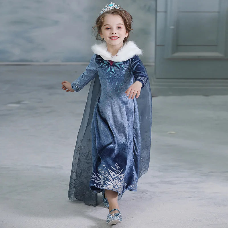 Northern Ice Queen deluxe costume set for girls, full outfit – Magic Tree Kids
