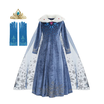 Northern Ice Queen deluxe costume set for girls, sparkle detail – Magic Tree Kids