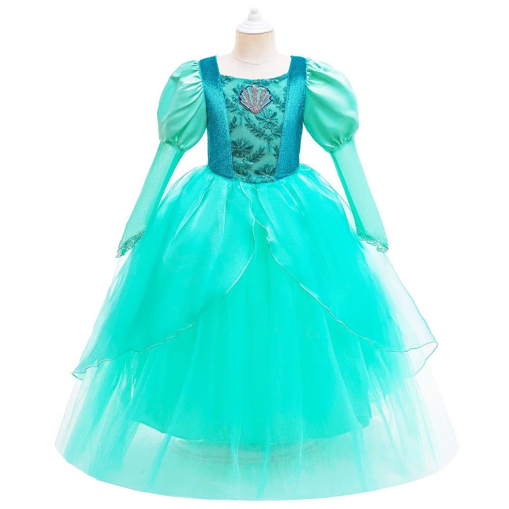 Ocean Pearl princess costume set for girls, with accessories – Magic Tree Kids