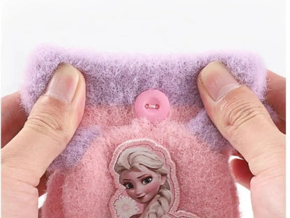 3-Piece Light Blue Winter Hat, Scarf & Gloves Set for Kids