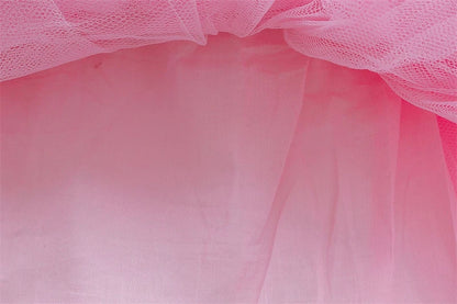 Pink Princess starry gown for girls, close-up – Magic Tree Kids