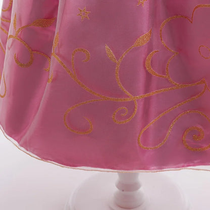 Pink Royal Ball Gown for girls, close-up – Magic Tree Kids