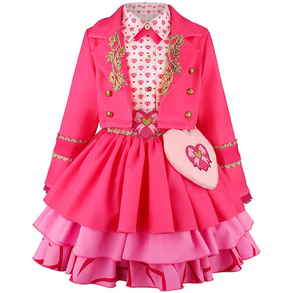 Complete Magic Tree Kids costume dress and wig dress-up set