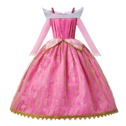 RoseDream Princess Costume for girls, back view – Magic Tree Kids