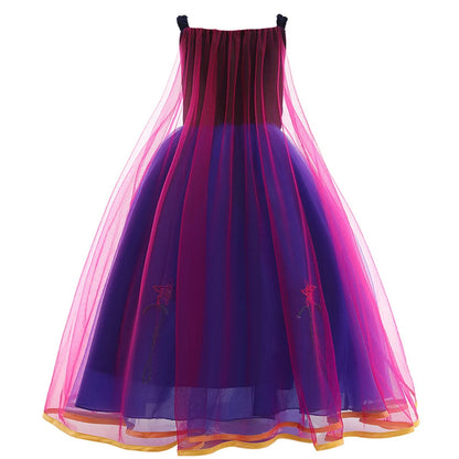 Royal Blossom Courage princess dress for girls, detail view – Magic Tree Kids