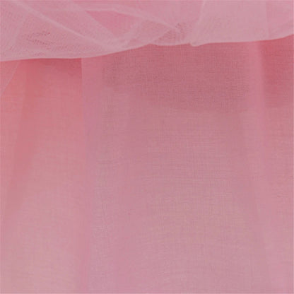 Royal Pink Blossom Gown for girls, fabric detail – Magic Tree Kids