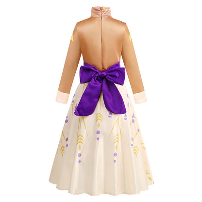 Royal Princess costume for girls, back view – Magic Tree Kids