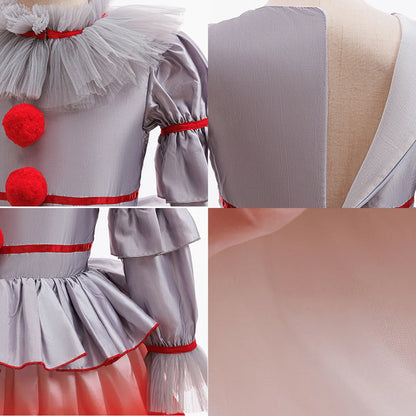 Girls' Halloween costume dress with dramatic gradient colors from Magic Tree Kids